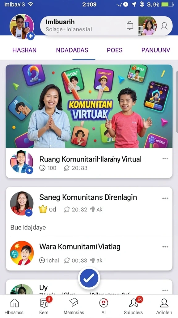 avatar808 - Tampilan antarmuka yang mudah digunakan.