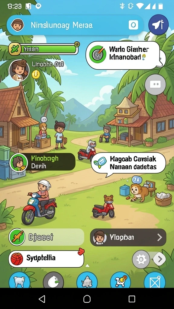 gx88 - Tangkapan layar dari petualangan seru dalam GX88.