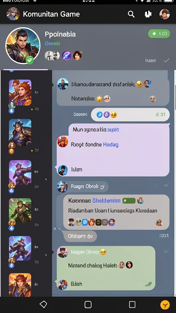 king403 - Tangkapan layar menampilkan karakter utama dalam pertempuran.