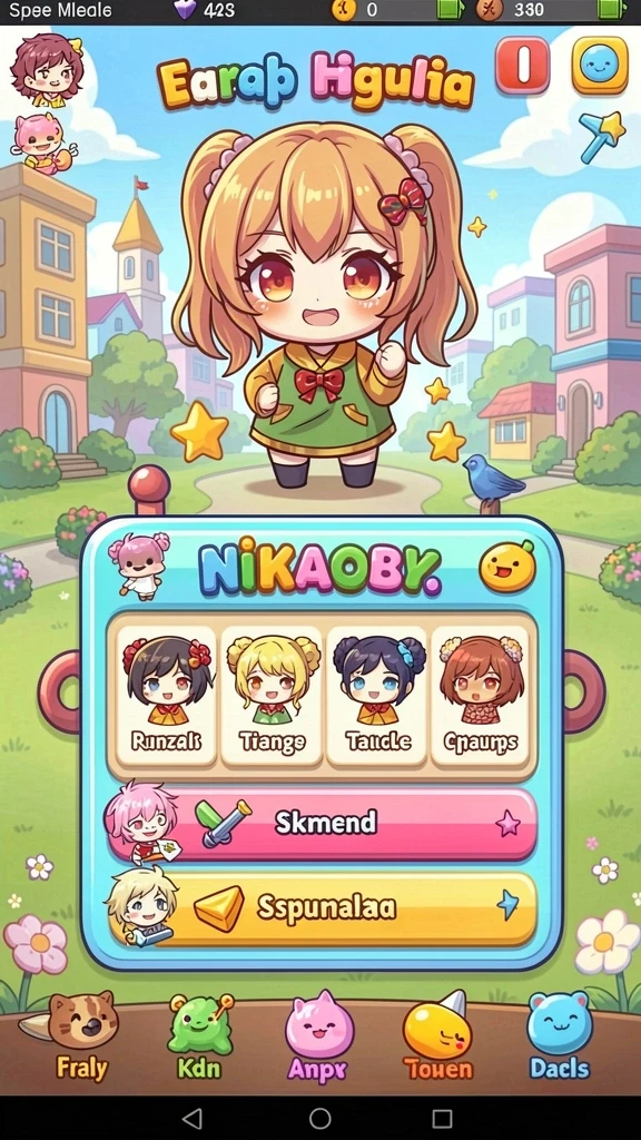 luckyrp - Karakter unik dengan berbagai skin pilihan.