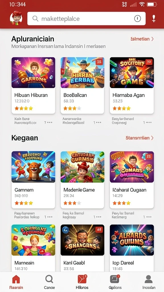 lusa777 - Tampilan antarmuka yang menawan dan intuitif.