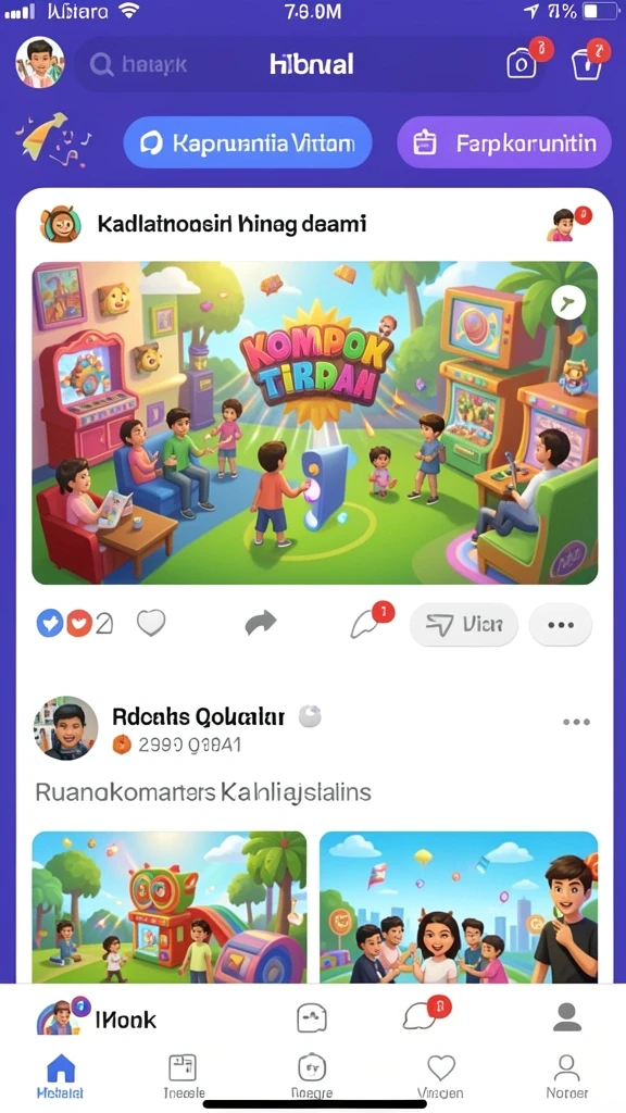 ocatoto - Tampilan karakter lucu yang memikat hati.