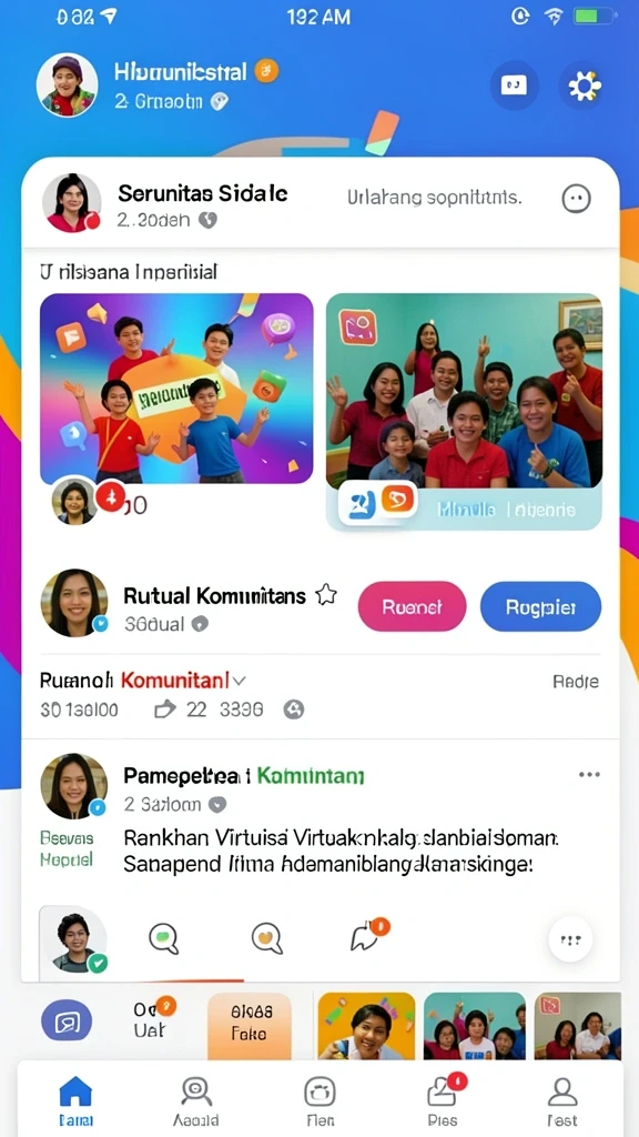 ocatoto - Grafis cerah dan penuh warna yang menawan.